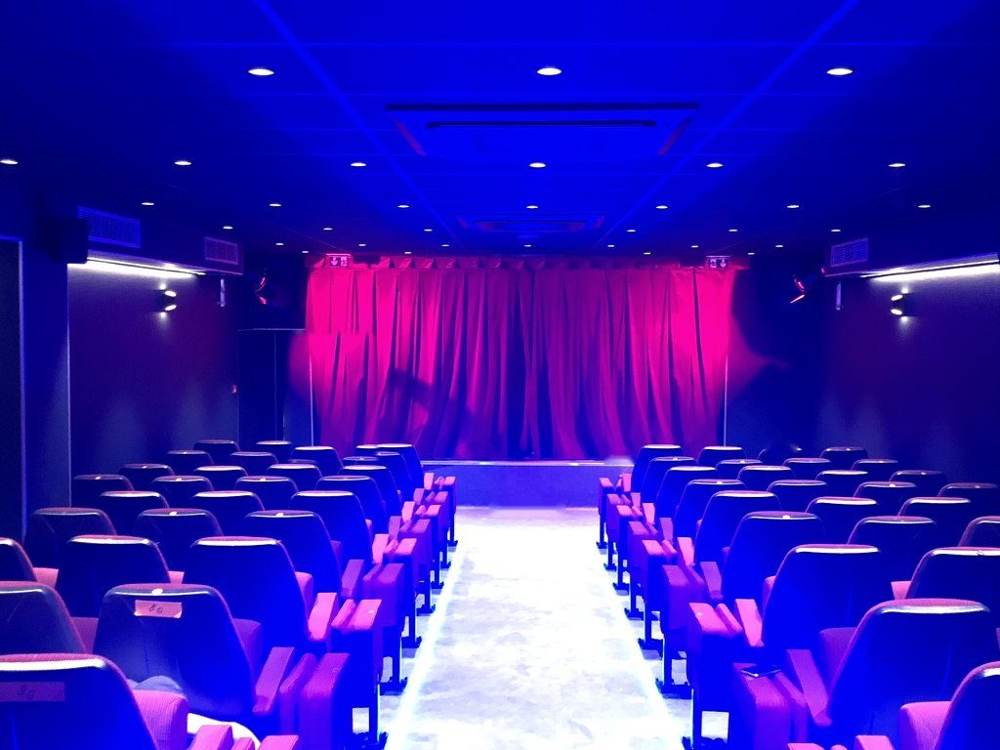 Salle de spectacle – éclairage scénique DMX et sonorisation