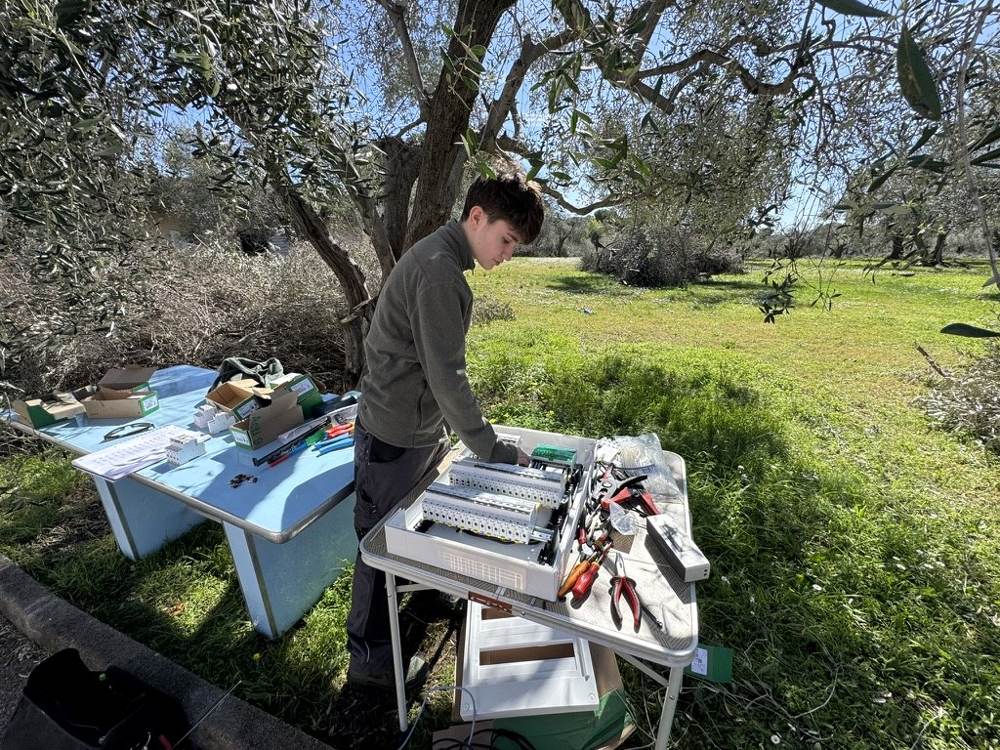 Câblage d’un tableau électrique en extérieur